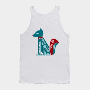 Scandivian decorated Moose Tank Top